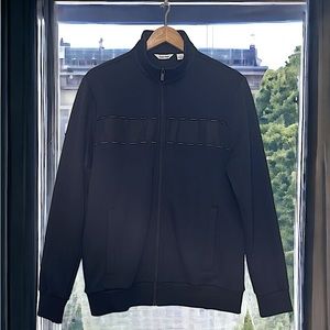 NWT CALVIN KLEIN ZIP UP JACKET MENS BLACK SIZE MEDIUM